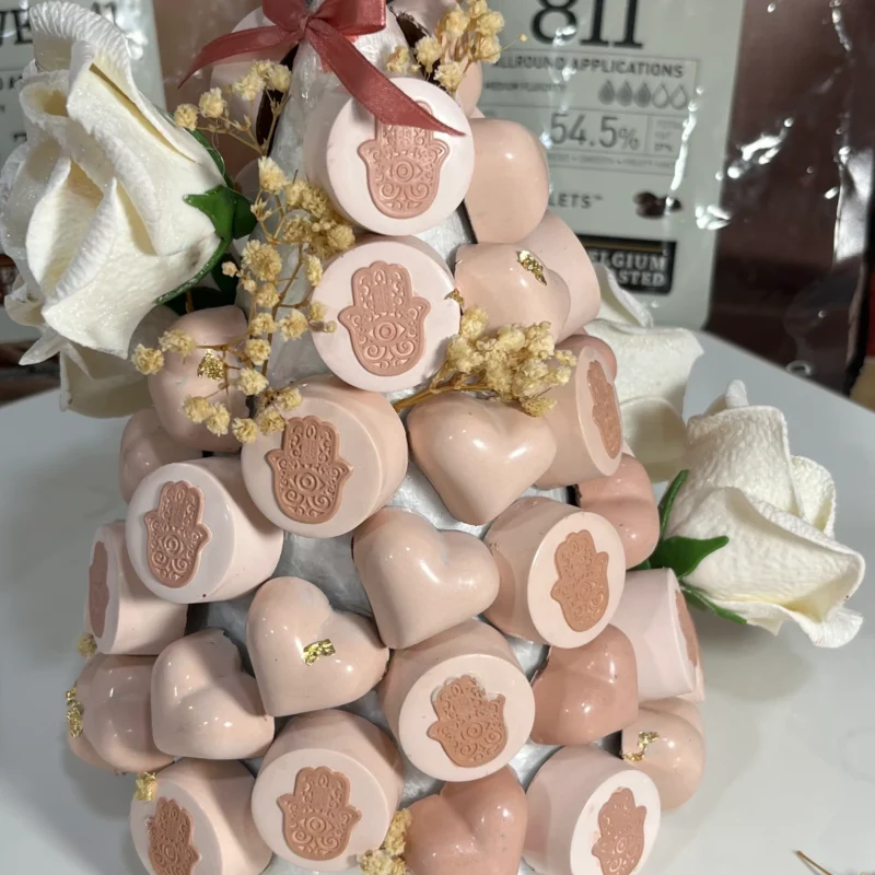 Création en chocolat Gourmandises de Racha