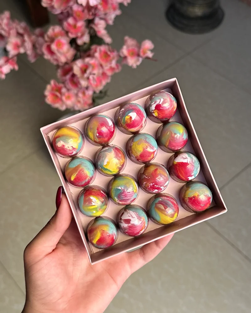 16 bonbons