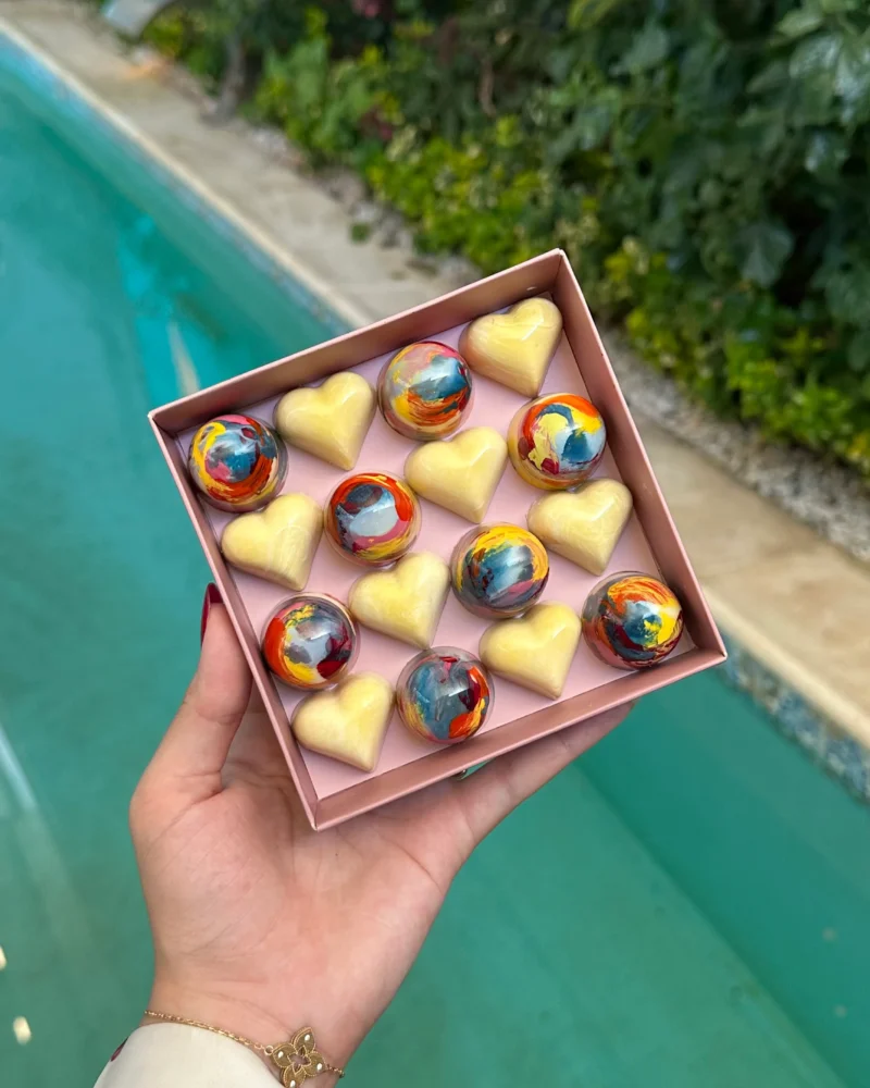 16 bonbons