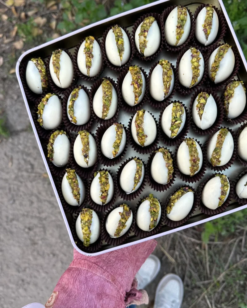 Mignardises façon pistache